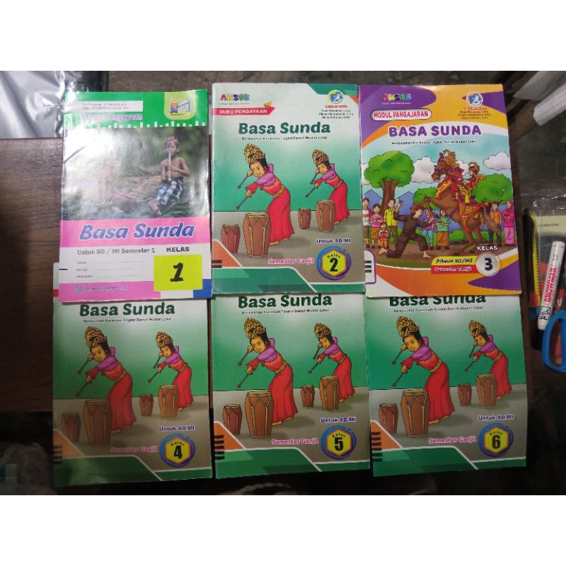 Jual Lks/Modul Bahasa Sunda Kelas 1,2,3,4,5,6 Sd Semester 1 | Shopee ...