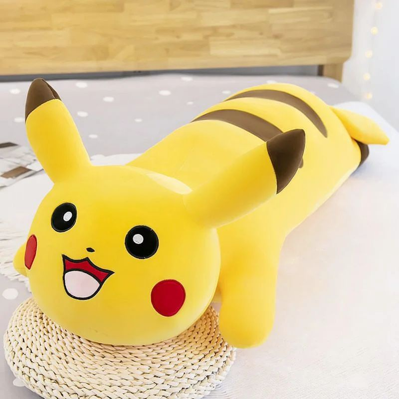 Jual Bantal Guling Mewah / Boneka Pokemon Kucing Pikachu Ukuran 40 cm ...