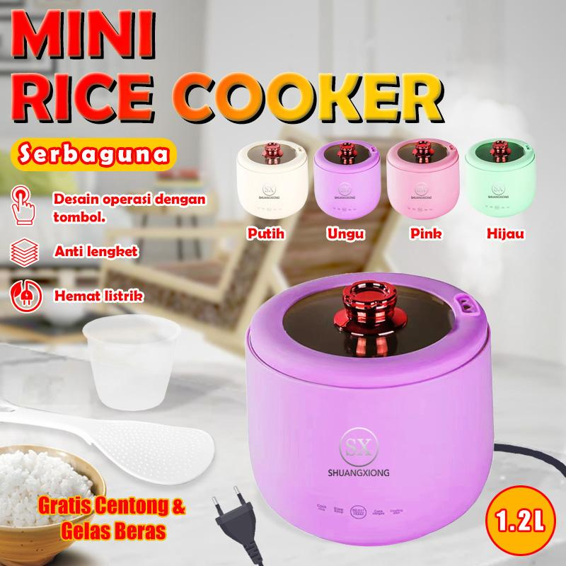 Soseki Multifungsi Rice Cooker Mini 15 Liter7 Menu Magic Com Minipe - Cream
