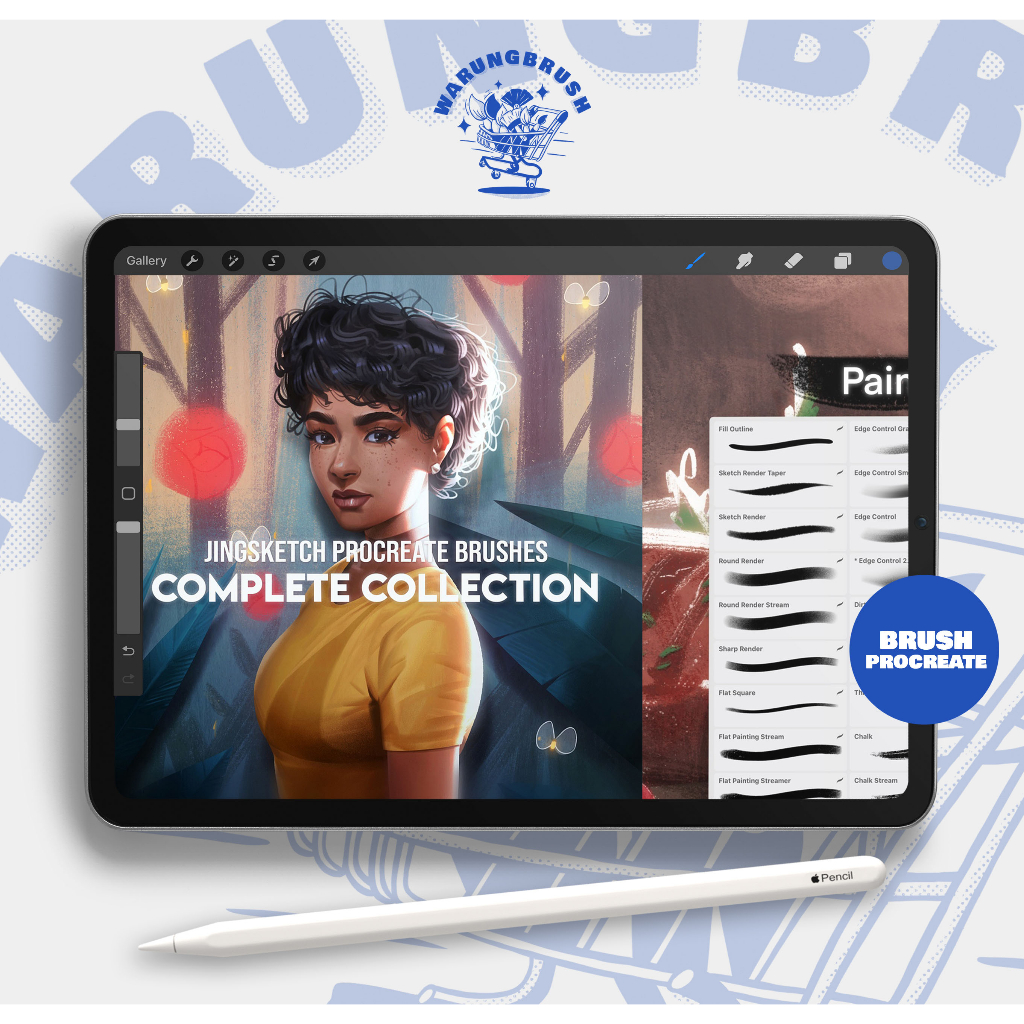 Jual Jingsketch Procreate Brushes Complete Collection BP0046 Shopee Indonesia