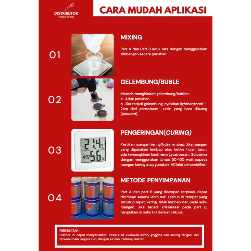 Jual Resin bening Lycal keras - Lycal 1011 part B saja - 250 gr ...