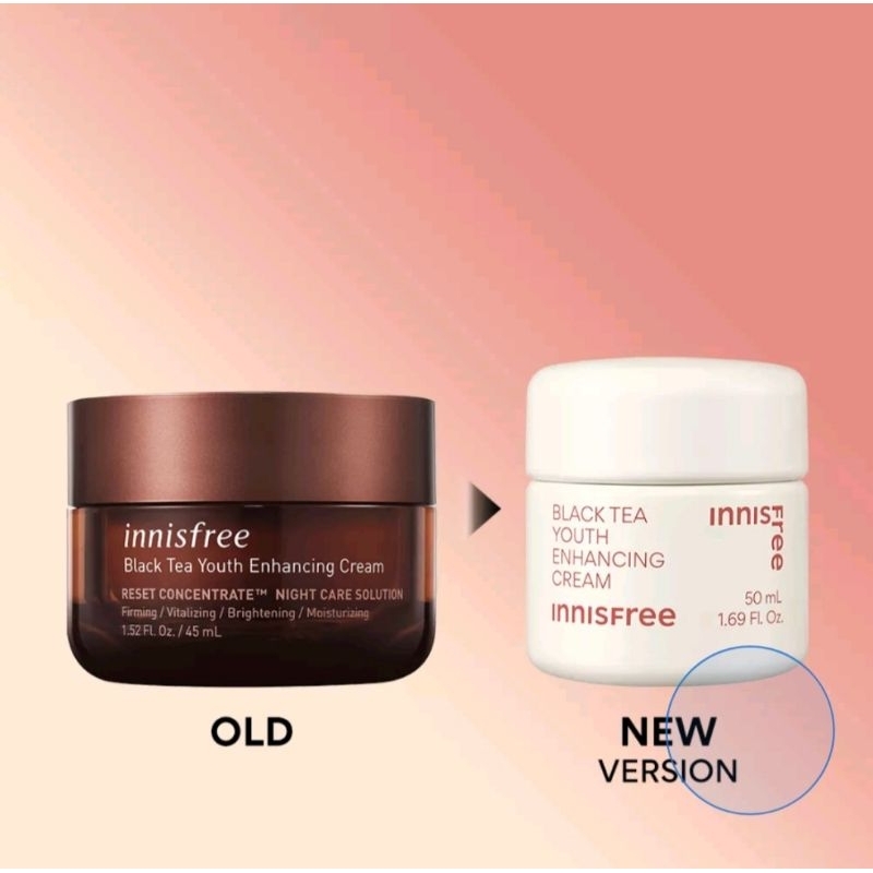 Jual Innisfree Black Tea Youth Enhancing Cream 50ml Shopee Indonesia