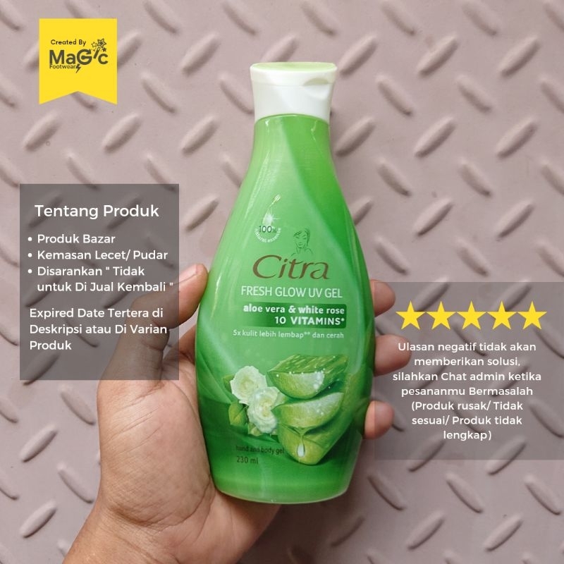 Jual 04 Body Lotion Citra Fresh Glow UV Gel Aloe Vera & White