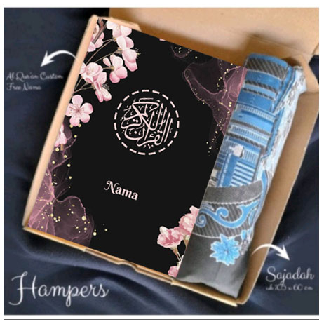 Jual Updatebuku Surabaya Hampers Al Quran Custom Nama Plus Sajadah Shopee Indonesia