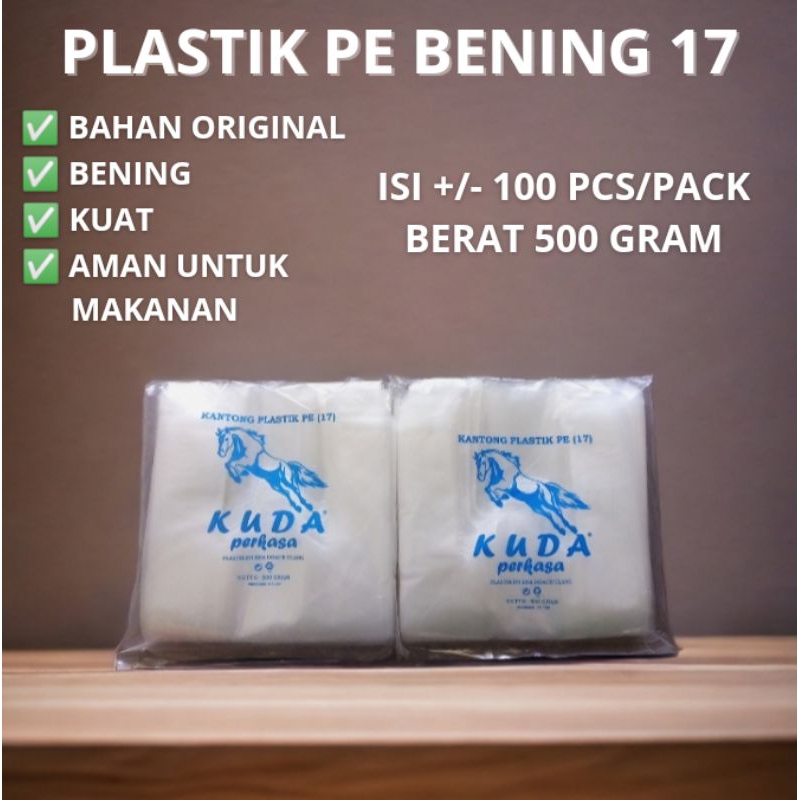 Jual Kantong Plastik Pe Bening Ukuran Cm Isi Pcs Kresek Pe