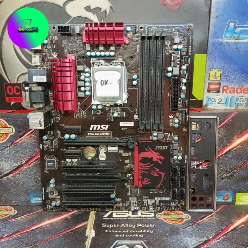 Jual Motherboard MSI B75A-G43 GAMING Socket LGA 1155 DDr3 | Shopee ...