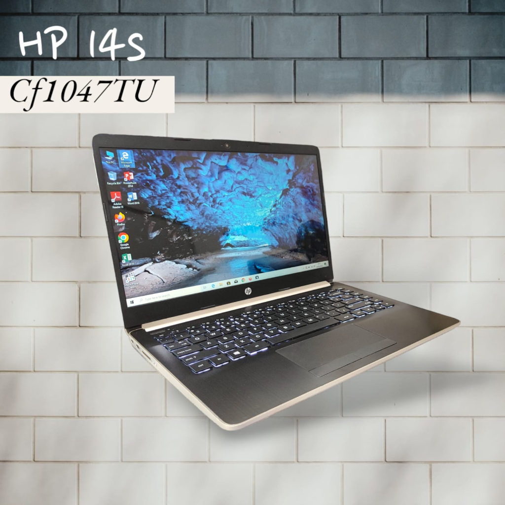 Jual HP 14sCF1047TU Laptop bekas Intel Celeron 4205U Windows 10