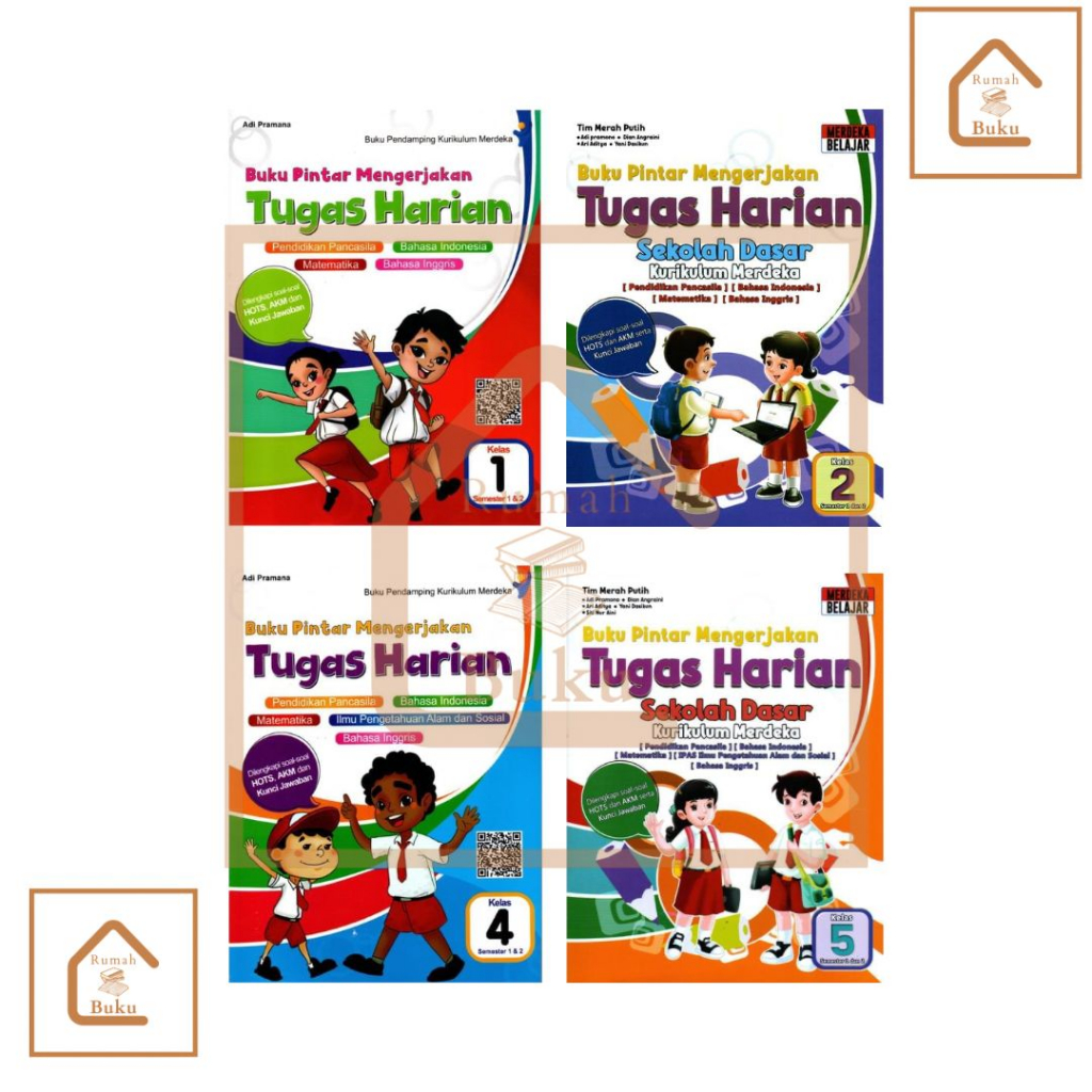 Jual BUKU TUGAS HARIAN KURIKULUM MERDEKA UNTUK SD/MI PUSTAKA TANAH AIR ...