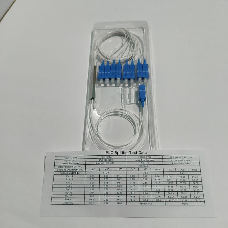 Jual Splitter PLC 1:8 / spliter PLC 1:8 / PLC splitter | Shopee Indonesia