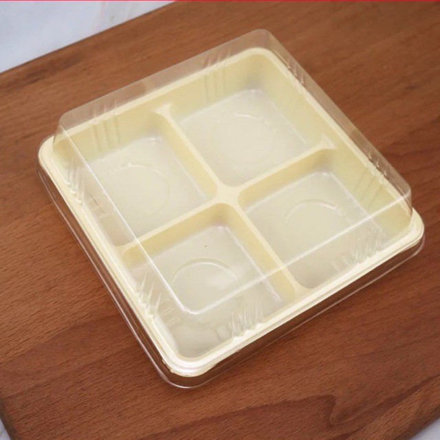 Jual Isi Mika Puding Mini Sekat Tutup Tray Box Kotak Isi Pcs Kue Mochi Shopee