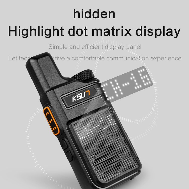 Jual HT Walkie Talkie Mini Wireless Intercom UHF SOS Hands 6W KSU7 X ...