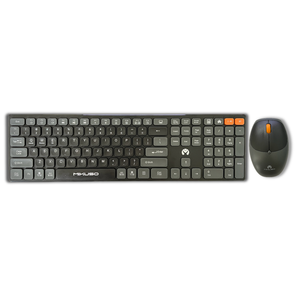 Jual Combo Keyboard Mouse Wireless 2 4g And Bluetooth 5 0 Mikuso Kb C023 Shopee Indonesia