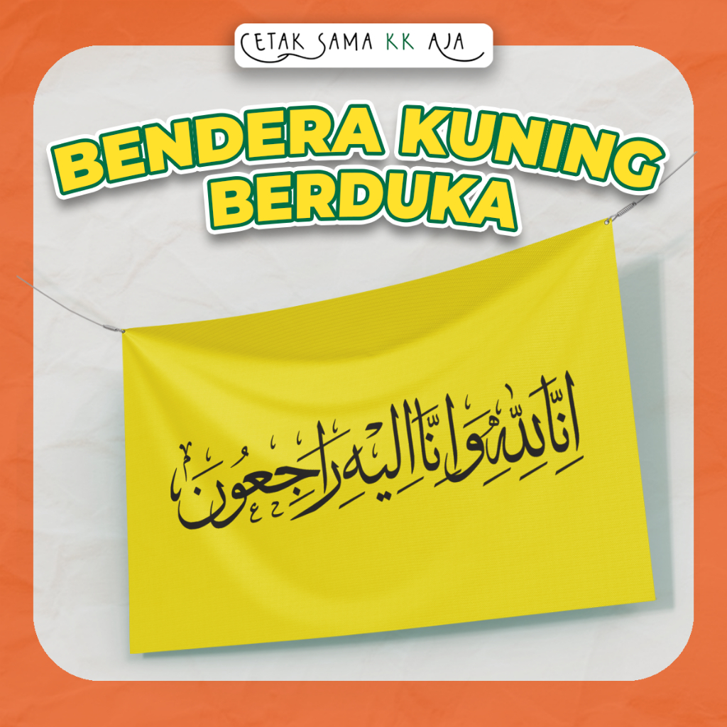 Jual BENDERA KUNING BENDERA BERDUKA BENDERA KEMATIAN Shopee Indonesia