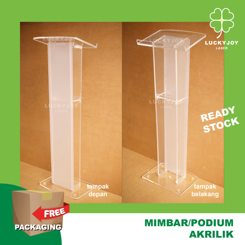 Jual PODIUM AKRILIK | MIMBAR PODIUM ACRYLIC PREMIUM | MIMBAR MASJID ...