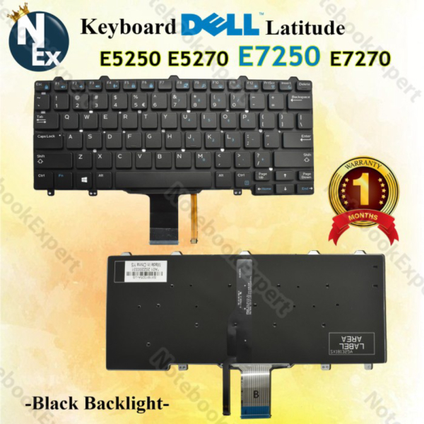 Jual Keyboard Dell Latitude E5250 E5270 E7250 E7270 Backlight Shopee Indonesia 9049