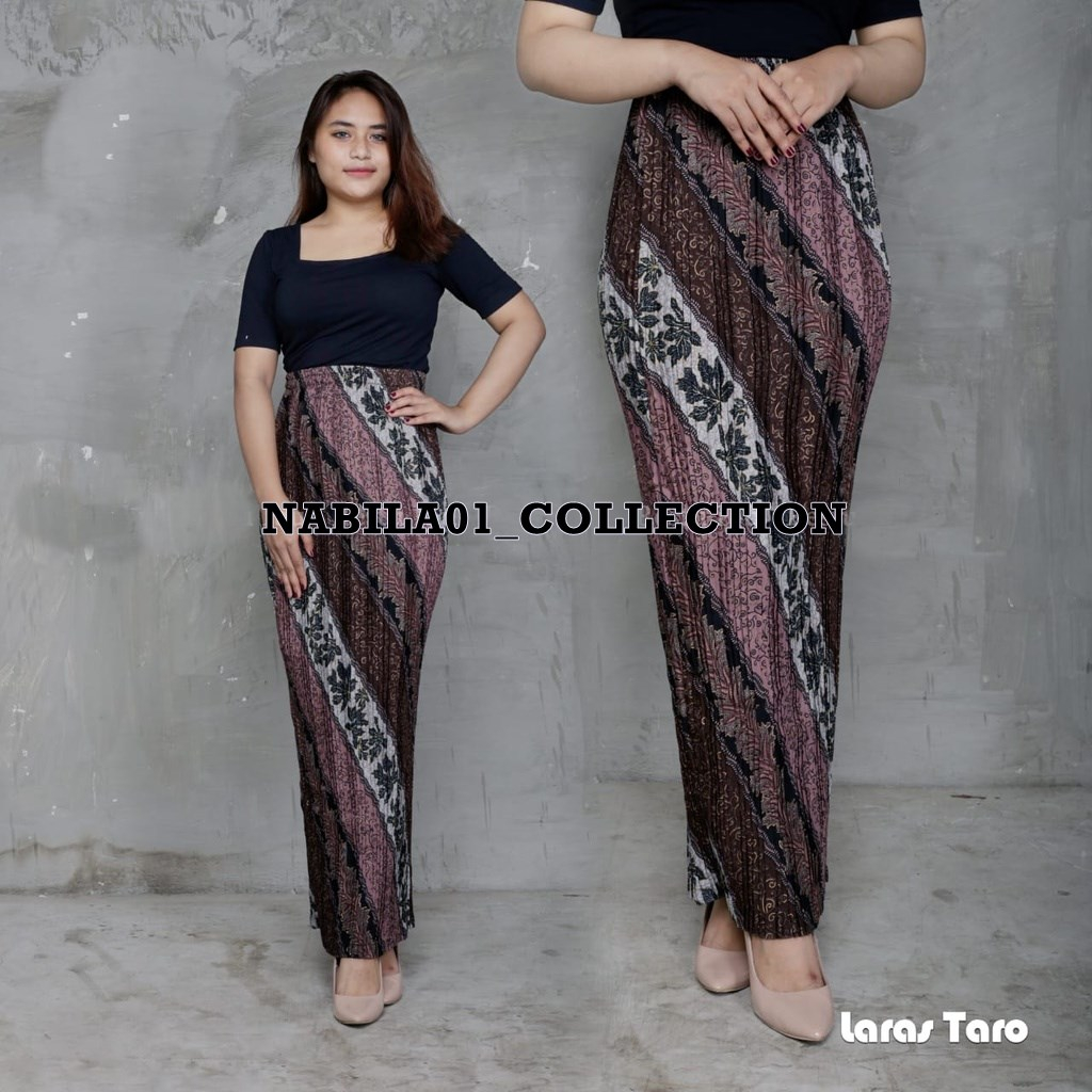 Jual Real Pict Rok Plisket Batik Rok Plisket Bawahan Kebaya Rok