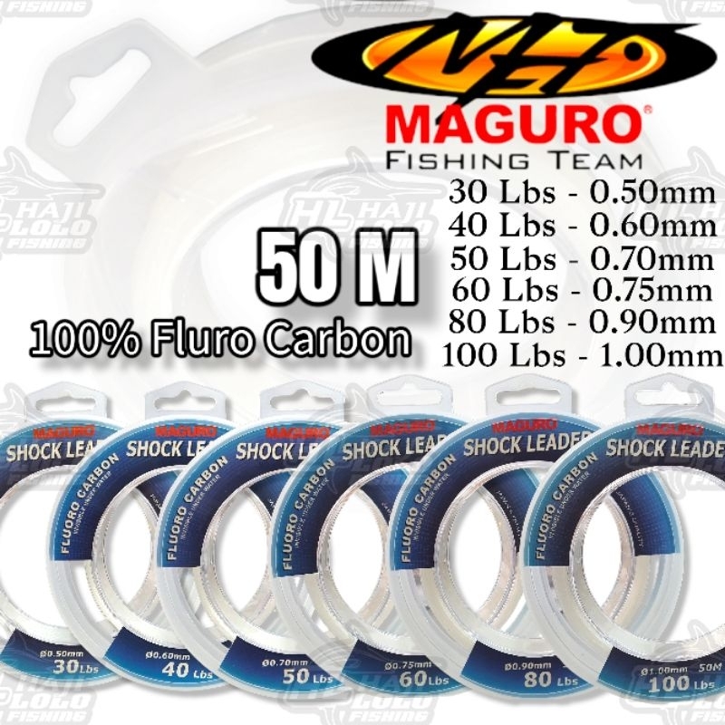 Jual Senar / Tasi Shock Leader Maguro 100% Fluro Carbon