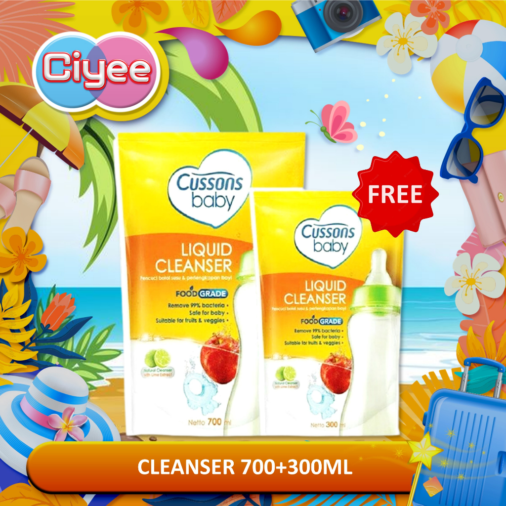 Jual Cussons Baby Liquid Cleanser Series 700Ml Bonus 300Ml & 450ml ...