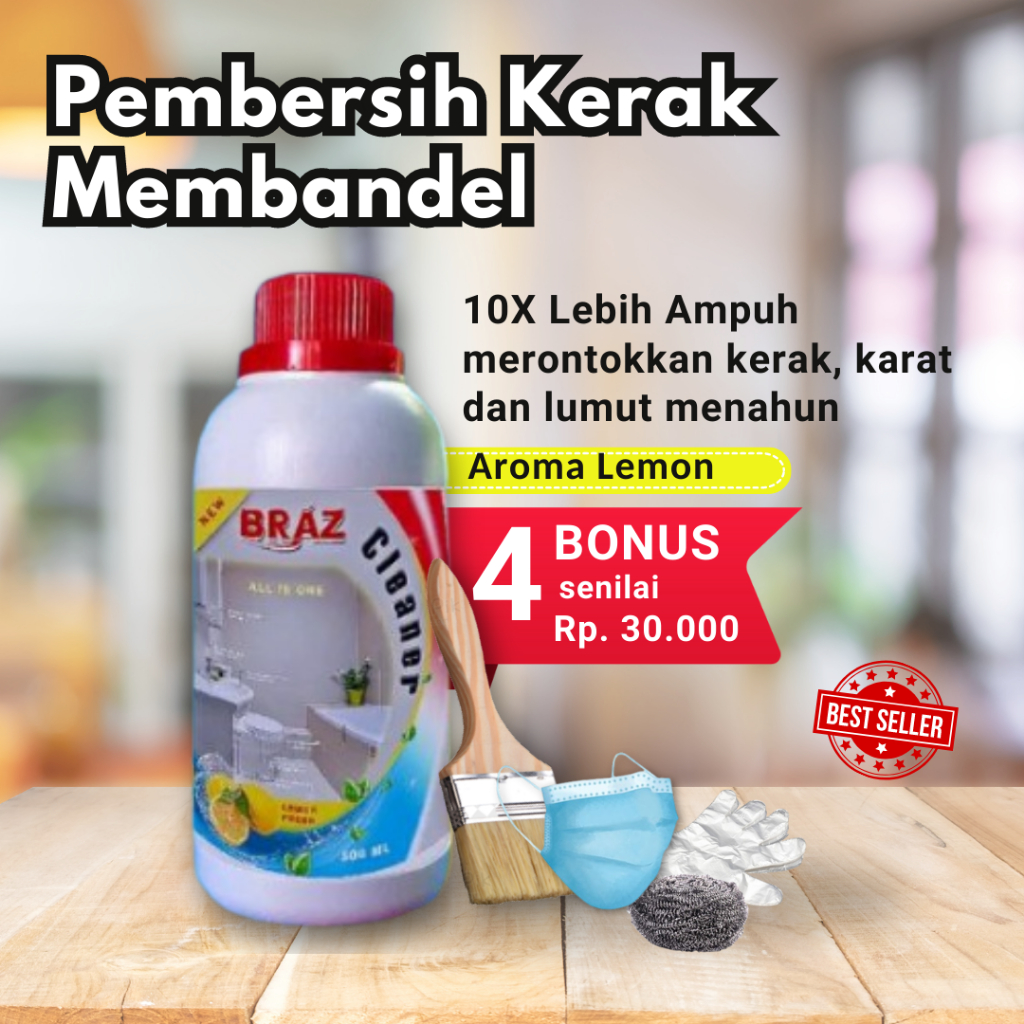 Jual Braz Cleaner Ml Cairan Pembersih Kerak Karat Kamar Mandi Toilet