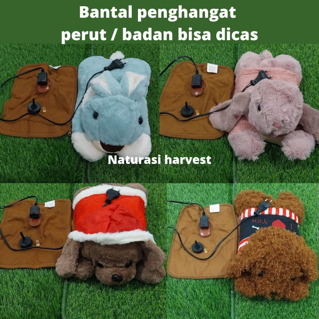 Jual Boneka Bantal Penghangat Perut Pereda Nyeri Haid Menstruasi Terapi