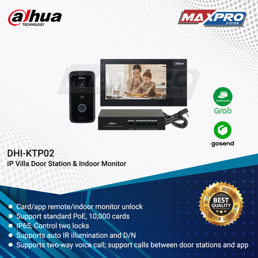 Jual DHI-KTP02 - DAHUA IP VIDEO INTERCOM VILLA KIT | Shopee Indonesia
