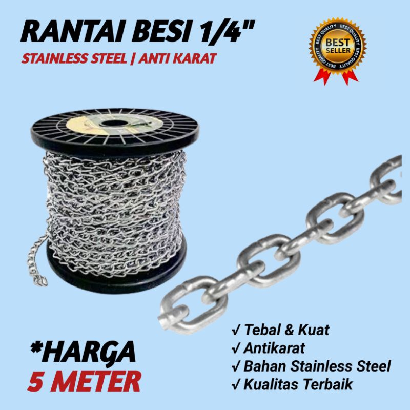 Jual Rantai Besi Terlengkap & Harga Terbaru April 2026 | Shopee Indonesia