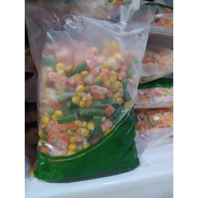 Jual Mix Vegetables Sayuran Beku Frozen 1kg Shopee Indonesia