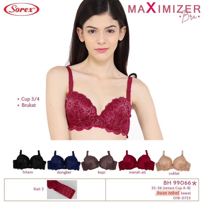 Jual Bra BH Sorex 99066 Kawat Busa Tebal Push Up