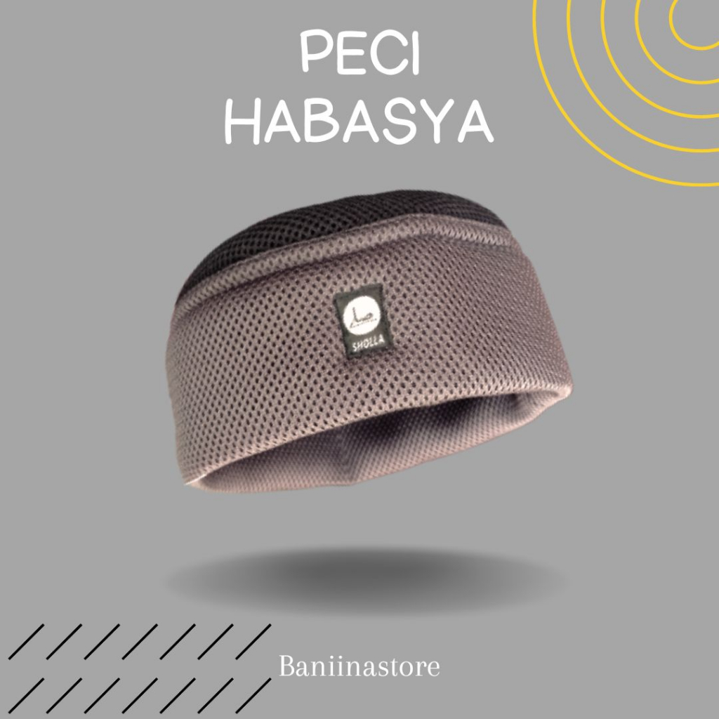 Jual Peci Habasya Dewasa Polos Peci Sholat Pria Dewasa Alat