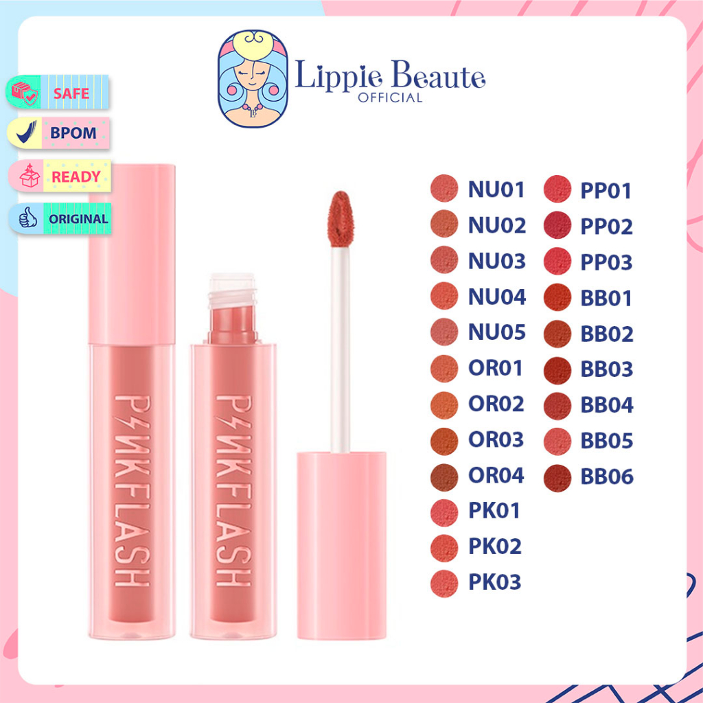 Jual PINKFLASH - Powdery Lip Gloss | Shopee Indonesia