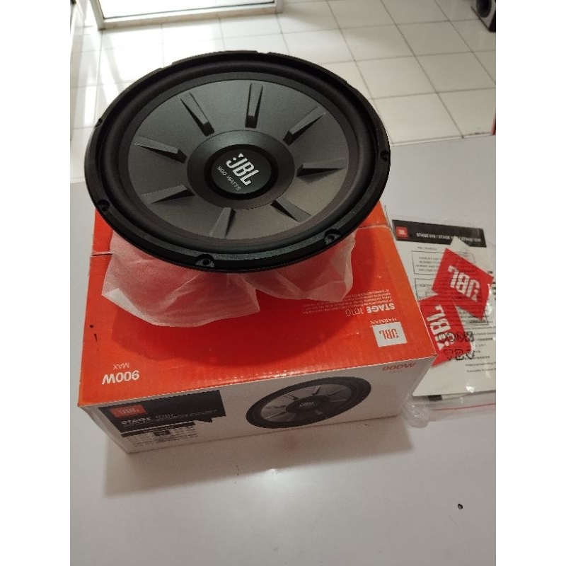 Jual Speaker Subwoofer JBL Stage 1010 original 10 inch Shopee Indonesia