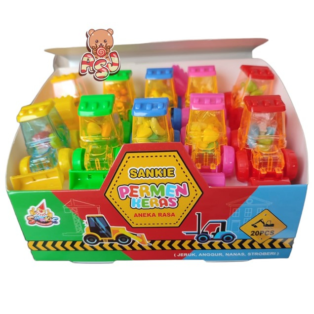 Jual PERMEN MOBIL KONSTRUKSI BOX ISI 30 | Shopee Indonesia