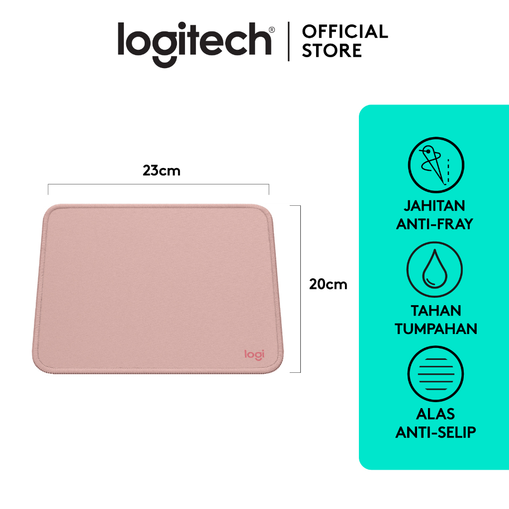 [BUNDLING] Logitech M330 Mouse Wireless Silent Click & Mouse Pad Studio Series Alas Polos Anti Slip (5)