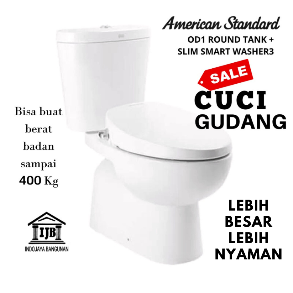 Jual Kloset American Standard OD1 ( BIG / Besar ) TOILET ROUND TANK