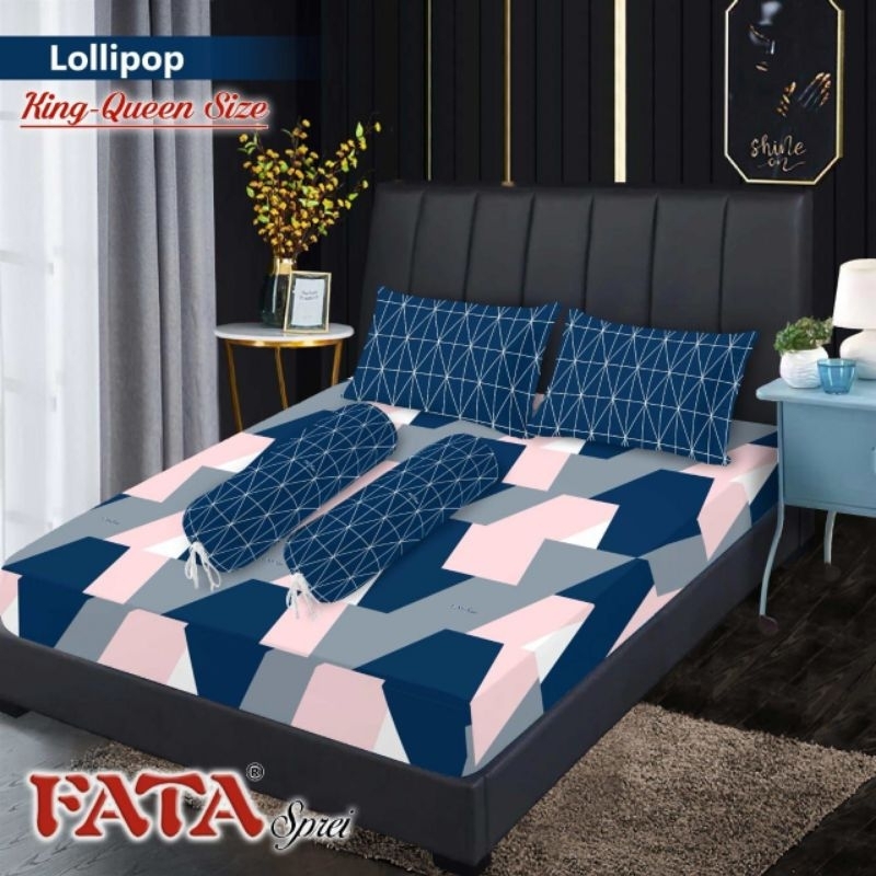 Jual Sprei FATA Ukuran KING 180x200 / QUEEN 160x200 Motif Lollipop ...