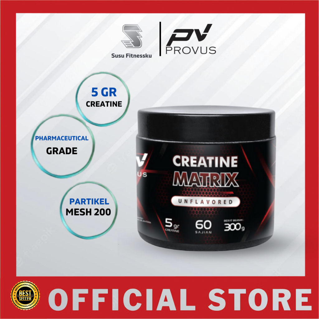 Jual Provus Creatine Matrix 300 Gram 60 Serving Shopee Indonesia 3451