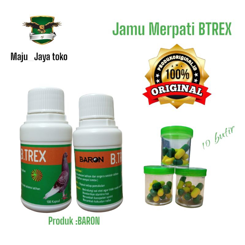 Jual Jamu Merpati B Trex Baron Suplemen Merpati-doping Merpati (Ecer ...