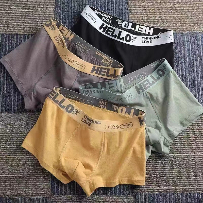 Jual Miss curiosity L-4xl Boxer Pria Celana Dalam Pria bahan katun ...