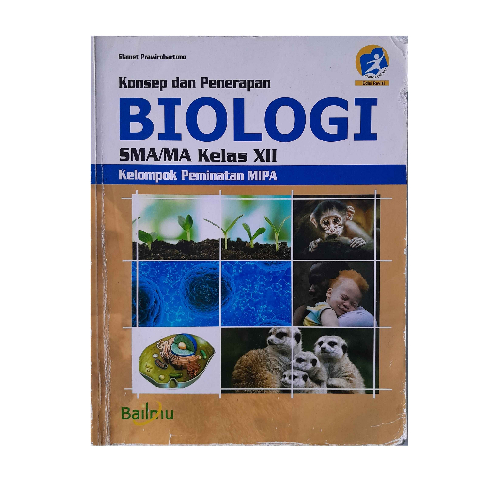 Jual Buku Biologi Kelas 12 Sma Kurikulum 2013 Penerbit Bailmu Shopee