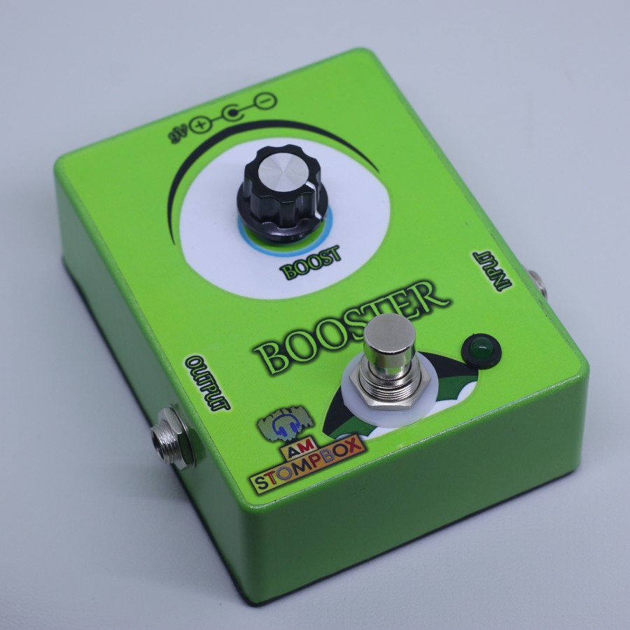 Jual Efek Gitar AM Stompbox BOOSTER untuk guitar dan bass effect pedal