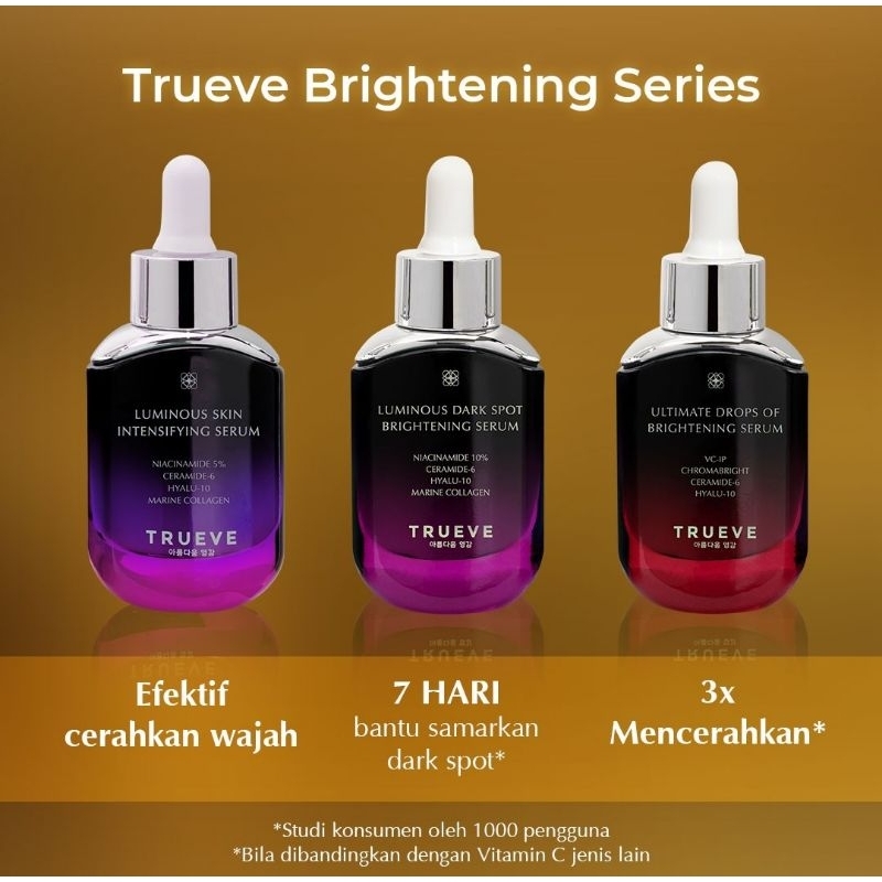 Jual Trueve Luminous Dark Spot Brightening Serum | Trueve Niacinamide ...