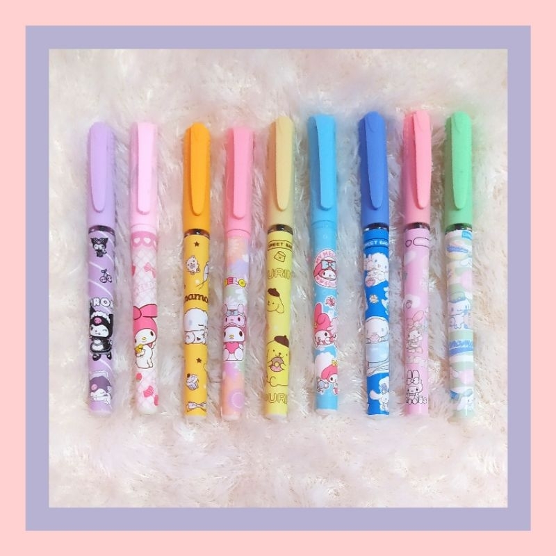 Jual Pulpen Gel Motif Sanrio Kuromi, Cinnamoroll, My Melody, Pochaco ...