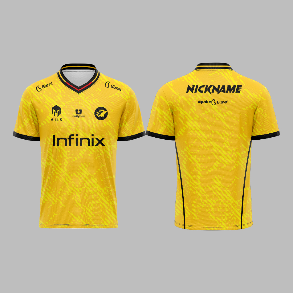 Jual JERSEY ONIC 2023 ESPORT GAMING GRATIS NICKNAME Shopee Indonesia