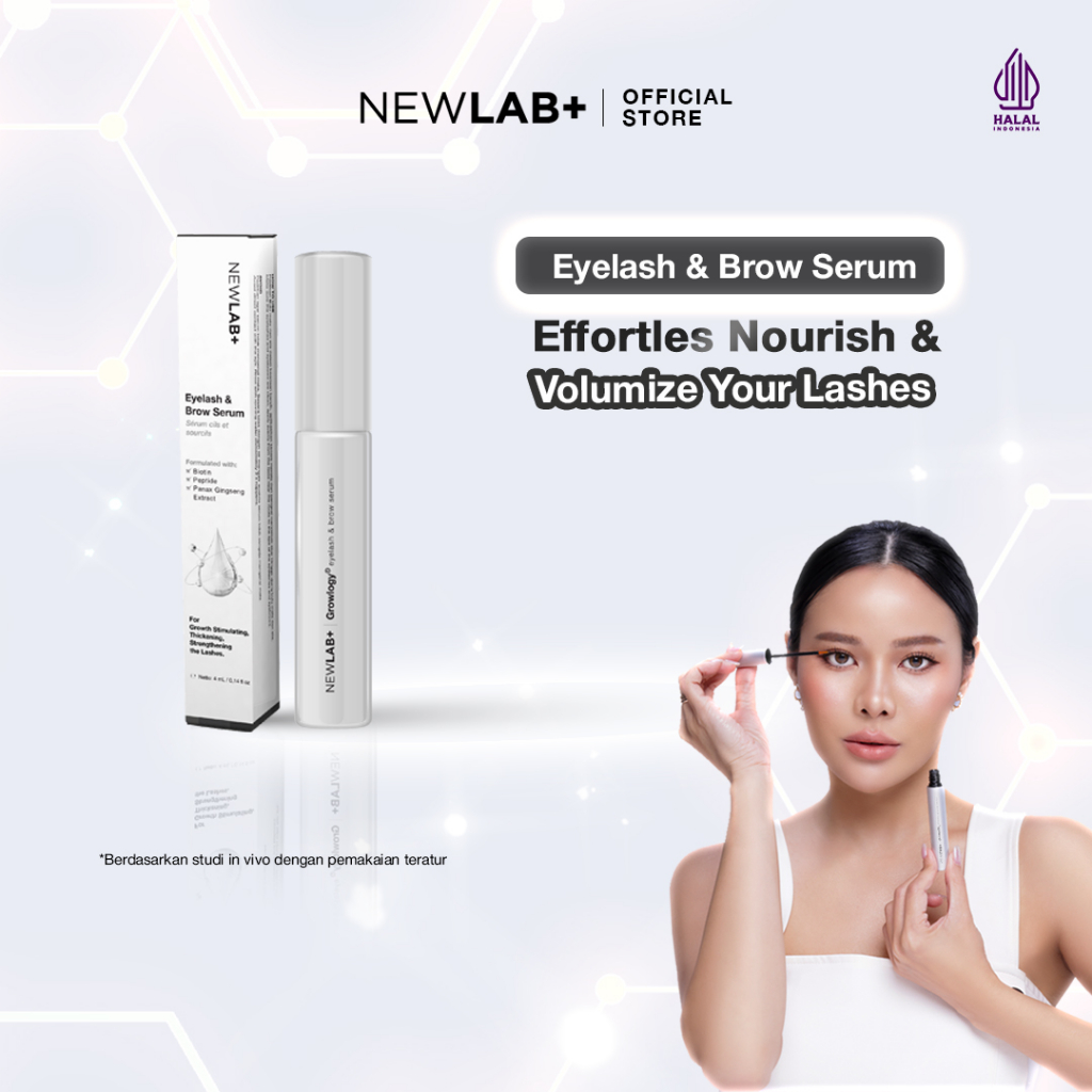 Jual NEWLAB Eyelash & Brow Growth Serum Penumbuh Alis & Bulu Mata