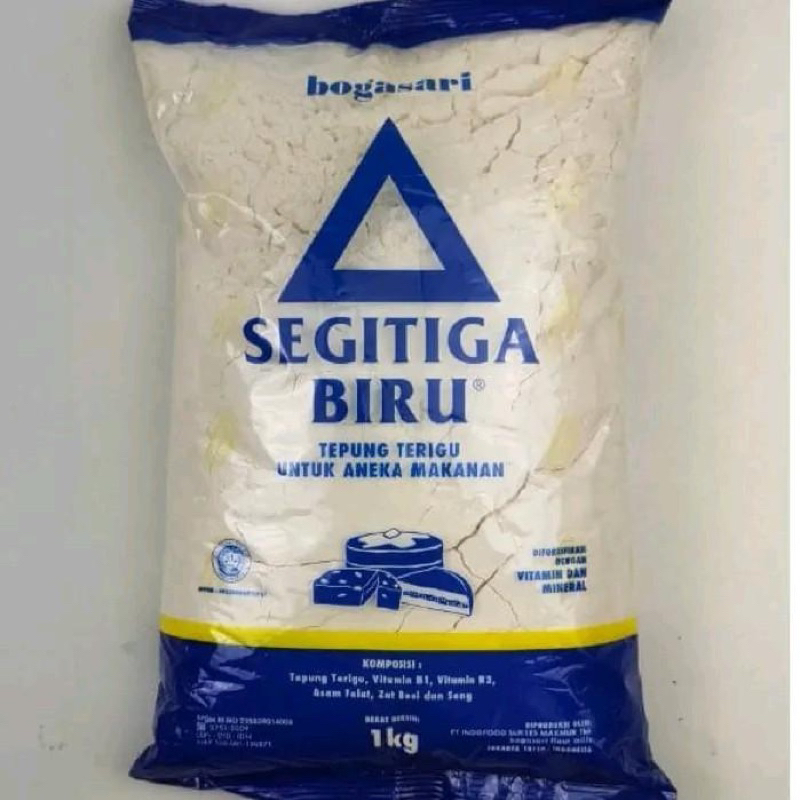 Jual Tepung Terigu Segitiga Biru 1 KG | Shopee Indonesia
