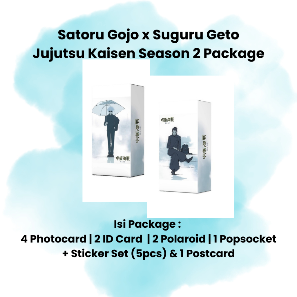 Jual JUJUTSU KAISEN Season 2 Gojo Satoru & Suguru Geto Package | Shopee ...