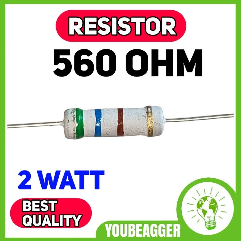 Jual Resistor 560 Ohm 2w Shopee Indonesia 8485