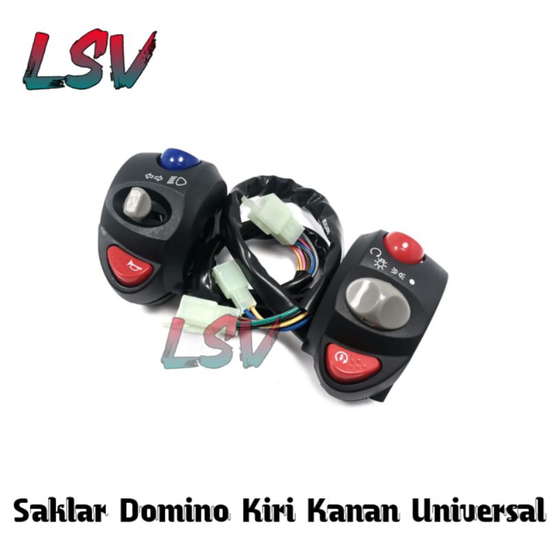 Jual Saklar Domino Tombol Rumah Saklar Domino Kiri Kanan Universal Set Domino Rumah Saklar