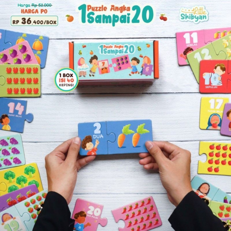 Jual PUZZLE ANGKA 1-20 | PERMAINAN EDUKATIF ANAK | PERMAINAN BELAJAR ...