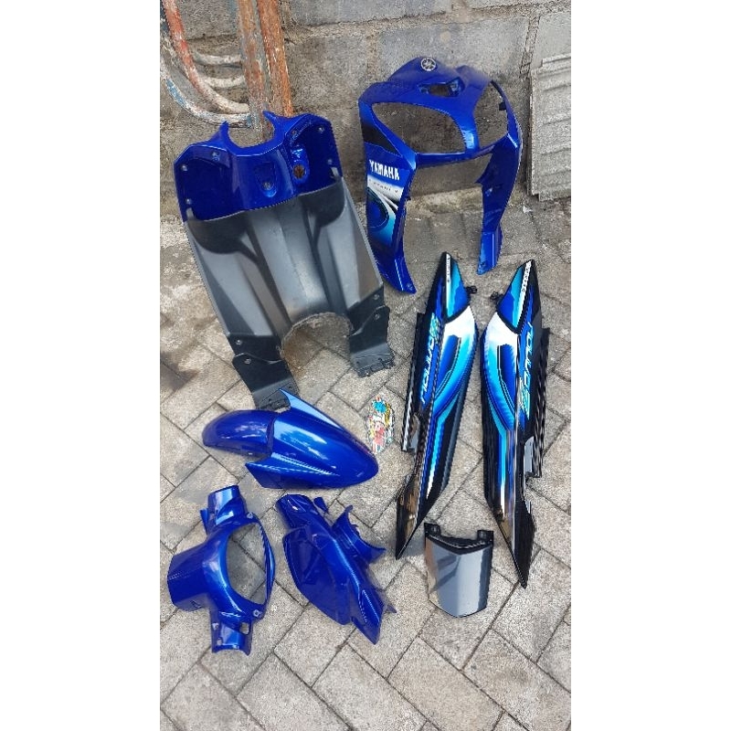 Jual body set nouvo z 2007 warna biru,hitam full original ygp barang